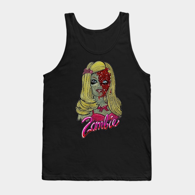 Zombie Art : Zombie Doll Tank Top by rsacchetto